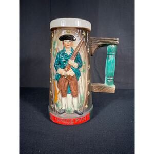 Vintage Napcoware Minute Man 1776 ceramic Beer Stein